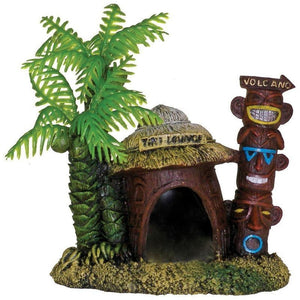 EXOTIC ENVIRONMENTS BETTA HUT WITH PALM TREE